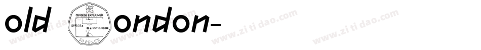 old London字体转换